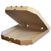Коробка под пиццу, бурая ( Ø 33 ) (артикул: 010450049) купить в разделе «Картонные коробки для пиццы».