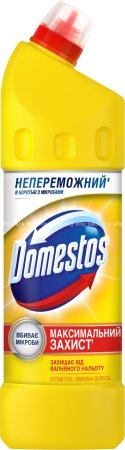 Засіб для миття унітаза "Domestos", 1 л (артикул: 070408032) купити в розділі «Для ванних кімнат».