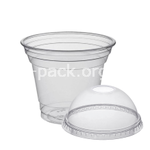 Купольний стакан з купольною кришкою з отвором 200мл (артикул: 062200501) купити в розділі «Пластикові одноразові стаканчики».