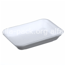 Підкладка TR 059 біла, 178*135*30 (артикул: 040000266) купити в розділі «Полістирольна харчова одноразова упаковка».