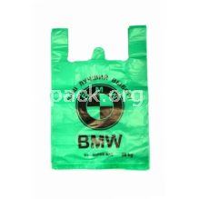 Пакет-майка 44*75 "BMW" 100 мкм чорний (артикул: 030001246) купити в розділі «Поліетиленові пакети-майка».