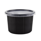 ОригОдноразовая супница  ПП-115 500 мл, чёрная (артикул: 010100007) купить в разделе «Пластиковые супницы ».