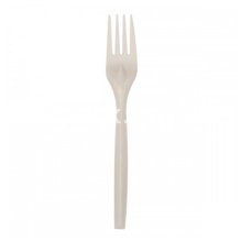 Одноразовая вилка ( из кукурузного крахмала) 170мм (артикул: 060800077) купить в разделе «Биоразлагаемая одноразовая посуда».