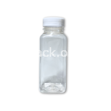 Пляшка пластикова квадрат 250 мл (38мм) (артикул: 060600030) купити в розділі «Пластикові одноразові пляшки».