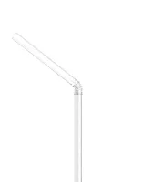 Трубочка "Гофра" прозора 210 мм*4,8 мм (артикул: 060711015) купити в розділі «Кришки для паперових стаканчиків та аксесуари».