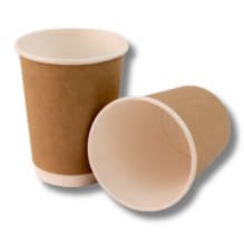 Стакан крафт бумажный двухслойный 110 мл (артикул: 062200054) купить в разделе «Бумажные стаканчики».