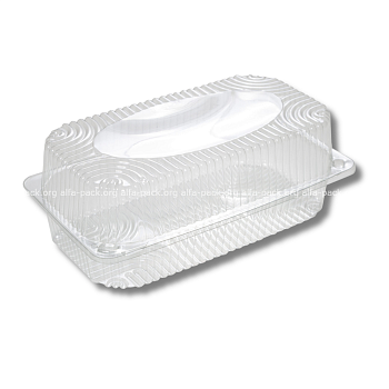 Одноразовий пластиковий контейнер 35 HF 227*127*85 мм (1700 мл)