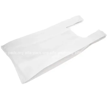 Пакет-майка 28*48 в упаковці прозорий/білий "Майка №3" 200 шт (артикул: 030001214) купити в розділі «Поліетиленові пакети-майка».