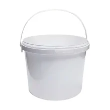 Ведро 5,5л пластиковое для пищевых продуктов, белое (артикул: 020000179) купить в разделе «Ведра».