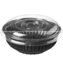 ОригУпаковка для салату ПС-210 , 750 мл чорна (артикул: 010100053) купити в розділі «Пластикова упаковка для салатів та напівфабрикатів».