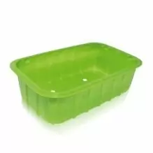 Лоток для ягоди ПП-702, (0,5 кг) зелений (артикул: 010100017) купити в розділі «Пластикові лотки для фруктів та ягід».