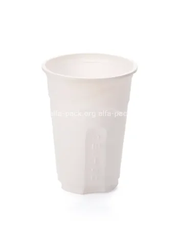 Стаканчик одноразовый из кукурузного крахмала 250мл (артикул: 060800032) купить в разделе «Биоразлагаемая одноразовая посуда».