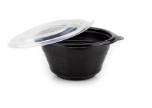 ОригОдноразова супниця ПП-117 чорна, 500 мл (артикул: 010100014) купити в розділі «Пластикові супниці».