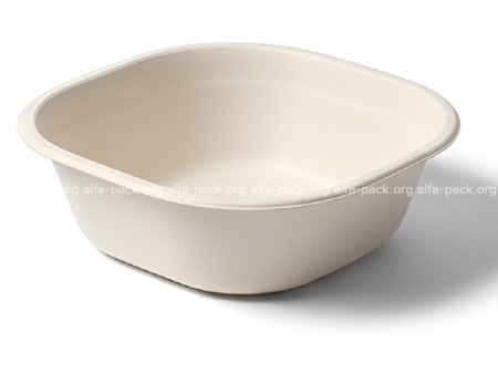 Салатниця 900 мл. квадратна (з кукурудзяного крохмалю) (артикул: 060800028) купити в розділі «Біорозкладний одноразовий посуд».