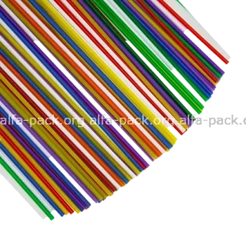 Трубочка "Алкогольна" в асортименті  210 мм*3 мм