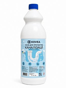 Засіб для прочищення каналізації та труб "KOVEA" 1000 мл