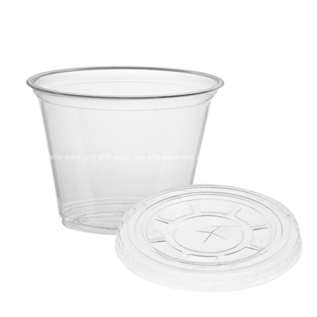 Купольный стакан с крышкой с отверстием 200 мл (артикул: 062200501) купить в разделе « Пластиковые одноразовые стаканчики».