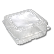 Одноразовий пластиковий контейнер 40 ПЕТ HF 212*212*90 мм (2900 мл) (артикул: 010701417) купити в розділі «Пластикова універсальна упаковка».