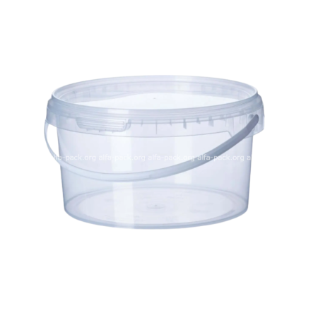 Ведро 3 л. пластиковое для пищевых продуктов, прозрачное (артикул: 020000040) купить в разделе «Ведра».