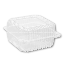 Одноразовий пластиковий контейнер 20D ПЕТ HF 131*131*78 мм (1030 мл) (артикул: 010701409) купити в розділі «Пластикова універсальна упаковка».