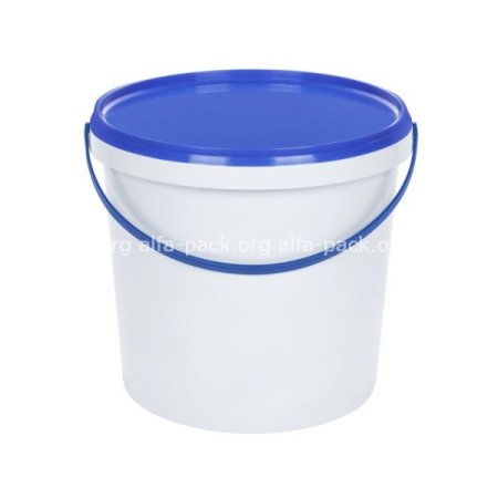 Ведро 3 л пластиковое для пищевых продуктов, белое, высокое. (артикул: 020000193) купить в разделе «Ведра».