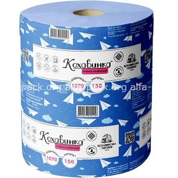 Рушник паперовий "Кохавинка" синій