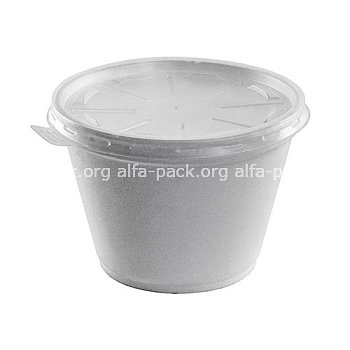 Супниця зі спіненого полістиролу 450 мл