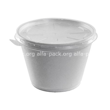 Супниця зі спіненого полістиролу 450 мл (артикул: 010600533) купити в розділі «Полістирольні супники».